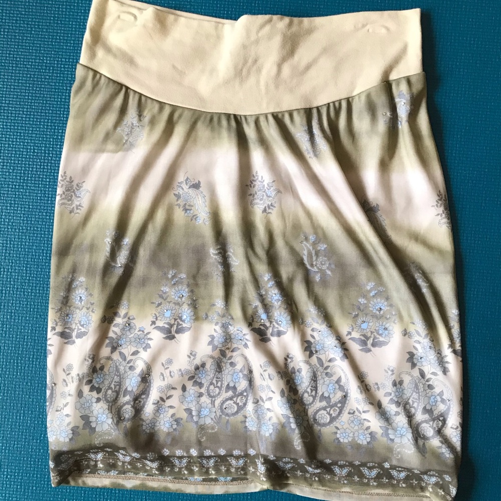 Japanese Weekend flower paisley skirt